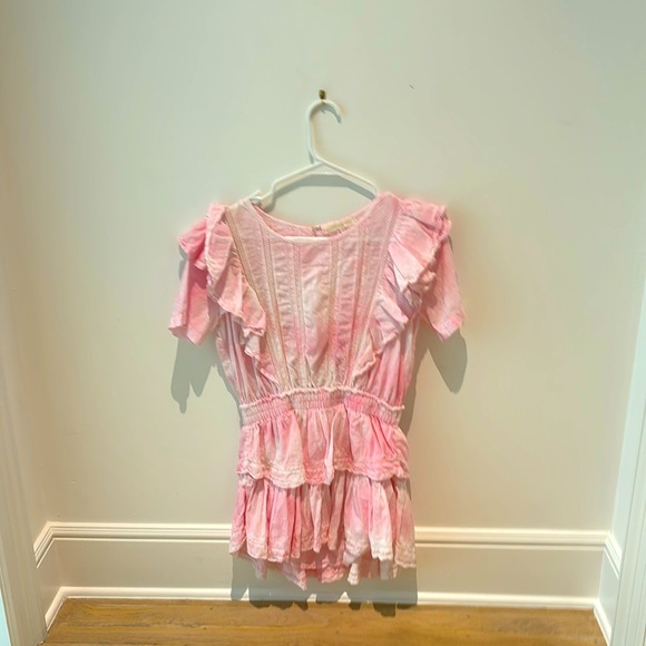 LOVESHACKFANCY PINK MINI DRESS - Picture 1 of 1